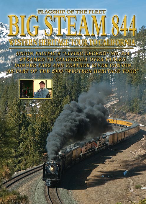 Big Steam 844 Western Heritage Tour to California DVD