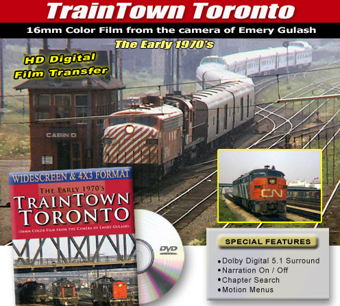 Train Town Toronto Eary 1970s Emery Gulash DVD
