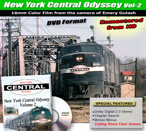 New York Central Odyssey Volume 2 Emery Gulash 2-Disc Set DVD