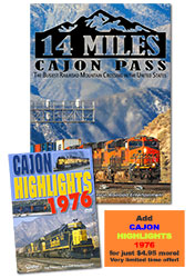 Combo SET 14 Miles - Cajon Pass: The Busiest Railroad Mountain Crossing in the United States BLU-RAY